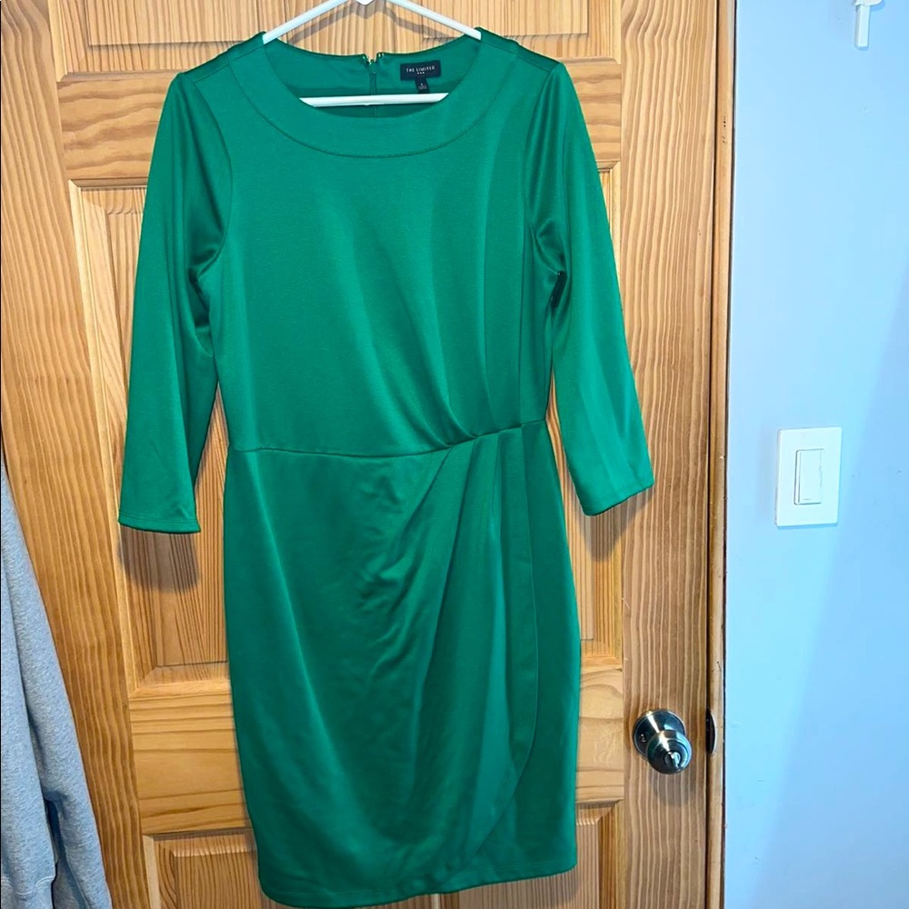 The limited green stretchy dress